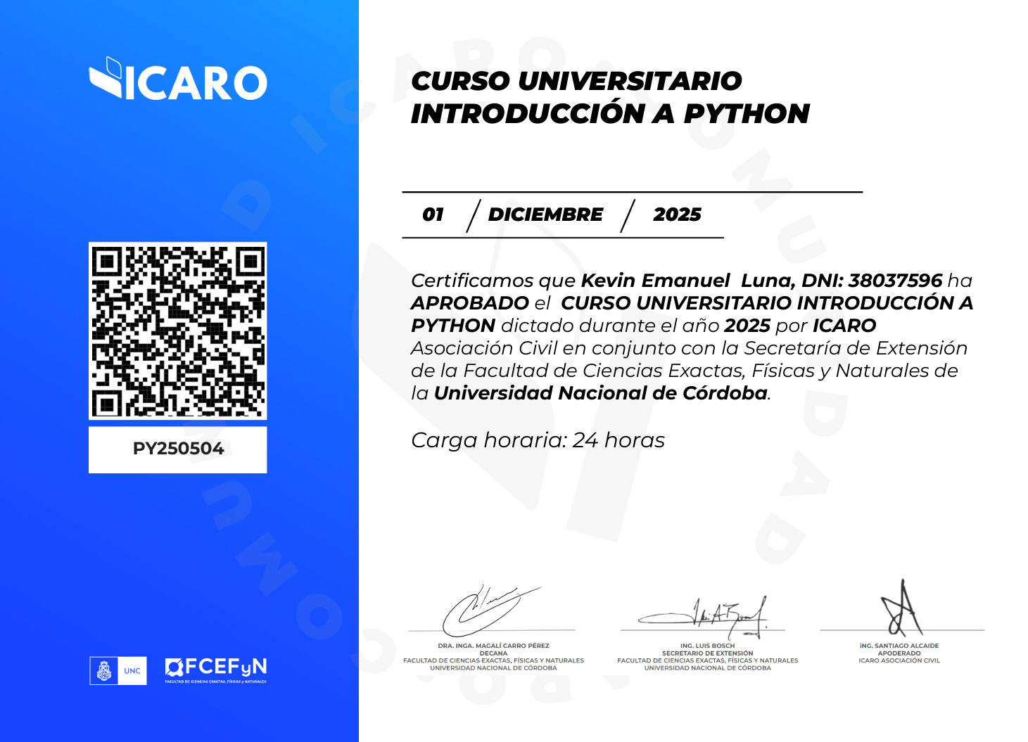 Diplomatura Full Stack ICARO