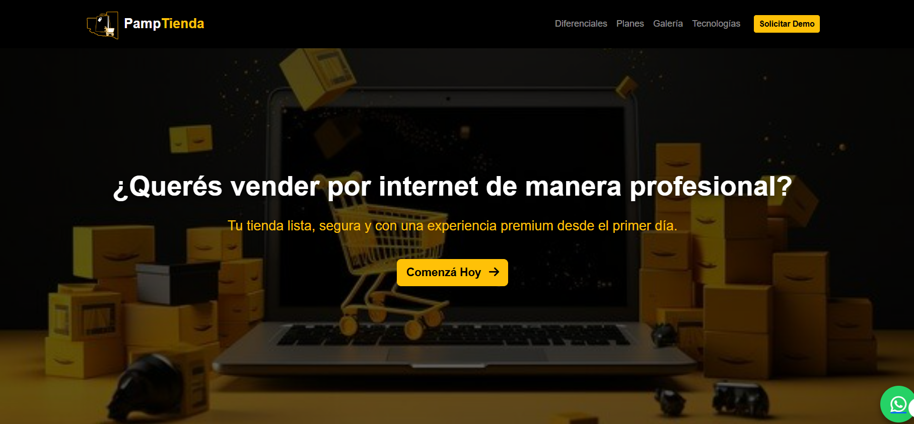 Landing Page PampTienda